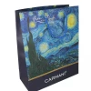 Carmani שקית מתנה - ו. ואן גוך, קפה טרסה בלילה 40x30x15 ס"מ 033-1821