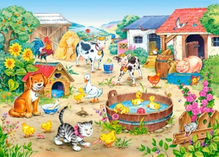 Castorland פאזל  בחווה 60 חלקים