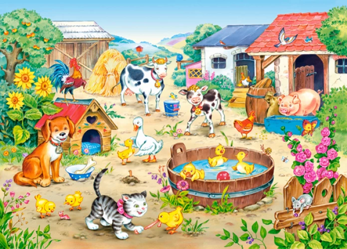 Castorland פאזל  בחווה 60 חלקים