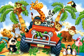 Castorland פאזל ספארי 60 חלקים
