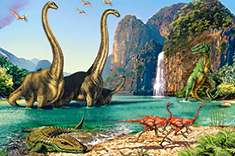 Castorland פאזל עולם הדינוזאורים 60 חלקים