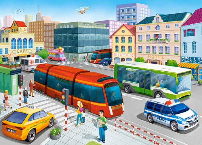 Castorland פאזל גן עירוני 120 חלקים