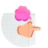 פניקס מדבקות סימניות פלסטיק TEENAGE