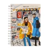 Bruno Visconti מחברת ART JOURNAL A5,120 ד. על חוט, (4 סוגים)