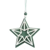 Eurotrading Wooden Hanging Decoration, 10 cm, 3 Designs