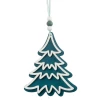 Eurotrading Wooden Hanging Decoration, 10 cm, 3 Designs