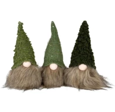 Eurotrading Decorative Gnome Figurine, 10 cm, 3 Designs