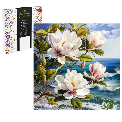 מוזאיקה דיאמנטית " magnolia המפוארת", 30*30 ס"מ