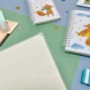 ברונו ויסקונטי מחברת על גבעול עם גומי «CUTE JOURNAL MINI. שועלים קסומים» B6-, 80 דפים מנוקדים, 3 סוגים