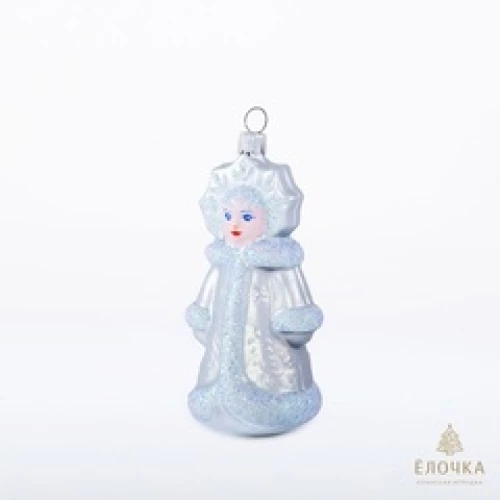 Ёлочка - елочное украшение из стекла, Снегурка С541