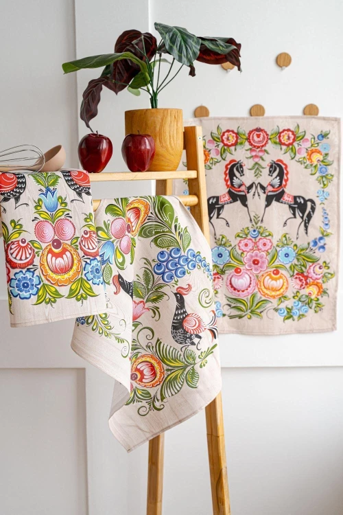 נטלי מגבת מטבח "רוספיס", 60x48 ס"מ