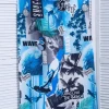 נטלי מגבת חוף "סרפינג", 150x80 ס"מ, כחולה