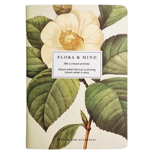 מחברת כללית "Flora" 150x210 מ"מ 40 דף רשת Be Smart