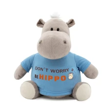 כתום צעצוע רך היפופוטם Be Hippo, 15 ס