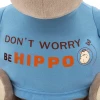 כתום צעצוע רך היפופוטם Be Hippo, 15 ס"מ, אפור