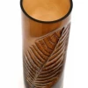  vase עם דקורציה בצורת עלה 36.5X12X12 ס"מ, SiL 
