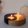 SiL  מחזיקי נרות עם נרות