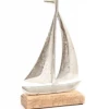 דמות דקורטיבית יאכטה, 23x13x5 ס"מ, SiL