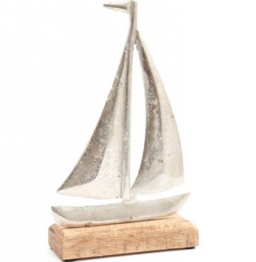 דמות דקורטיבית יאכטה, 23x13x5 ס"מ, SiL