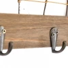 מתלה למפתחות עם דקור ימי במגוון, 34.5X13X5 ס"מ, SiL