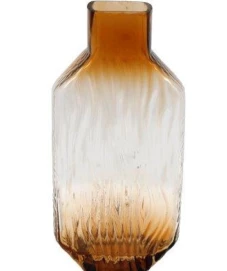  vase  עגולה, בז'ית, 15X30.5 ס