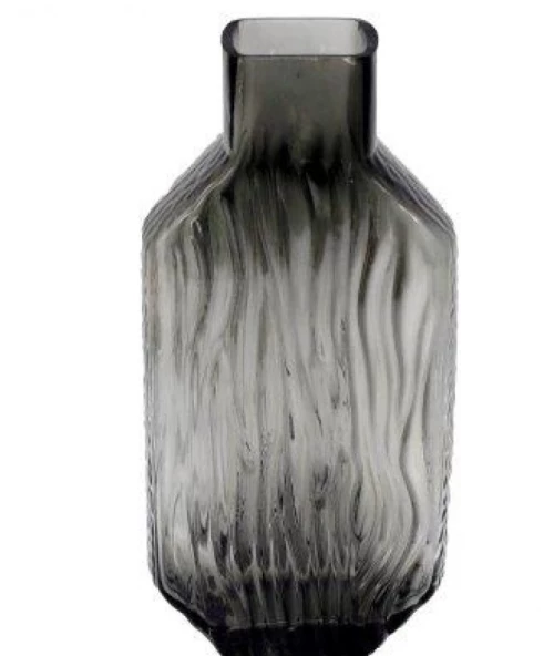 vase  עגולה, שחורה 15X30.5 ס"מ, SiL 