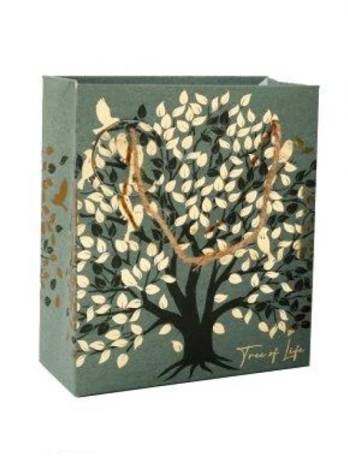 SiL שקית מתנה במגוון, עץ החיים 19X23 ס"מ