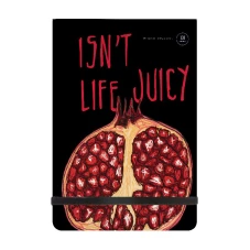 Bruno Visconti  מחברת זיכרונות MEGAPOLIS JOURNAL A5, 100 ד. JUICY LIFE. רימון, משבצת