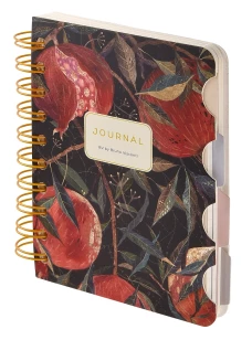ברונו ויסקונטי מחברת על גבעול «ART JOURNAL. רימון» A5, 120 דפים, רשת עם מחלקים