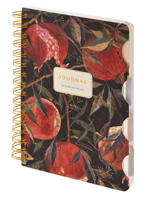 ברונו ויסקונטי מחברת על גבעול «ART JOURNAL. רימון» A6, 120 דפים, רשת עם מחלקים
