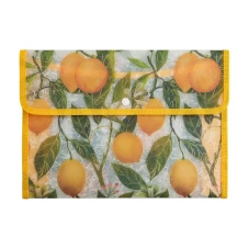 תיקיית מעטפה עם כפתור BrunoVisconti, Flora: לימונים, A4, ‏33×24 ס