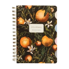 מחברת ספירלה עם חוצצים BrunoVisconti, Flora: תפוזים, A5, ‏120 דפים.