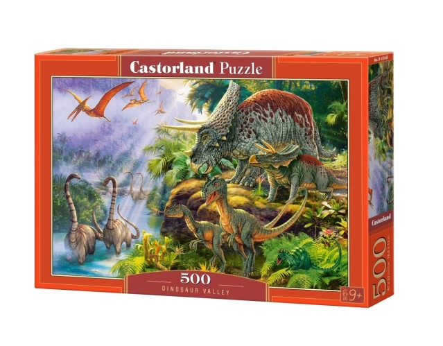Castorland "עמק הדינוזאורים", 500 חלקים