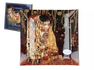 Carmani צלחת דקורטיבית נשיקה ג. קלימט 30x30 ס