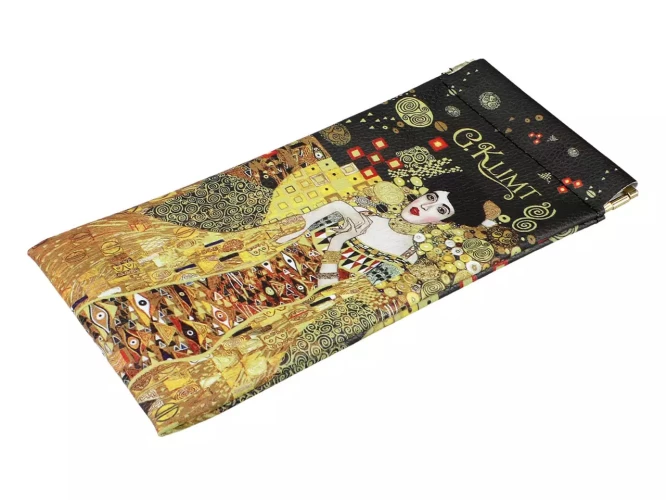 תיק משקפיים רך ג. קלימט, «אדל» 9x18 ס"מ קרמני