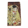 תיק רך למשקפיים של ג. קלימט, «נשיקה» 9x18 ס"מ קרמני