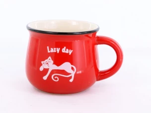 ספל אדום קטן