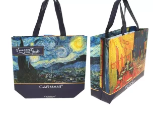 Carmani תיק - ו. ואן גוך, טרסה של בית קפה בלילה 33x25x10סמ 021-9050