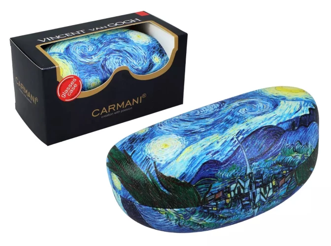 תיק למשקפיים ו. ואן גוך. ליל כוכבים, 16x7 ס"מ Carmani