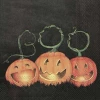 מגבות נייר (קוקטייל) "Boo Pumpkins", 25x25