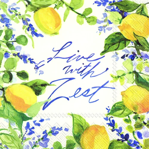 IHR מפיות שולחן LIVE WITH ZEST