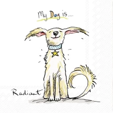 IHR מפיות קוקטייל EMOTION DOGS, 25x25 ס