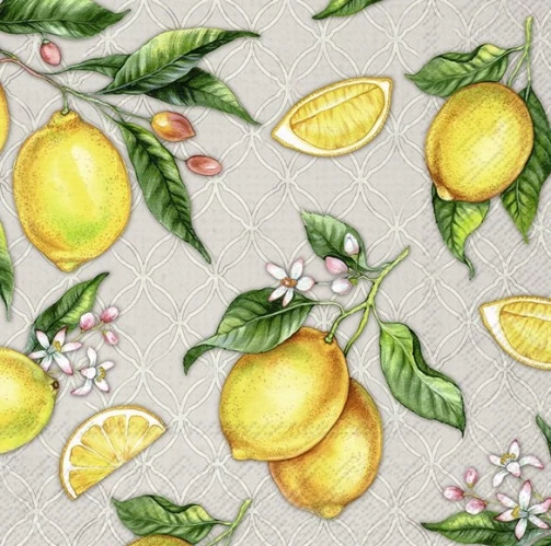 מגבות שולחן 33X33 CITRONS L 960145