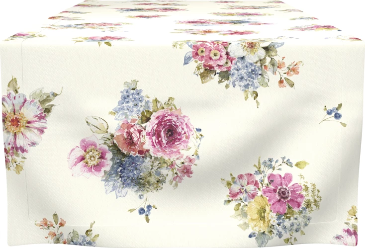 IHR ראנר שולחן (טקסטיל) GARDEN FLOWER קרם