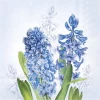 IHR מפיות שולחן היביסקוס כחול, 33x33 ס"מ, L1033540