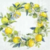 IHR מפיות שולחן זר לימון, 33x33 ס"מ, L1035128