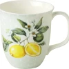 ספל פורצלן עצם "Lemon Wreath Mint", 375 מ"ל.