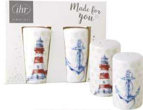IHR סט עבור מלח ופלפל מגדלור, 3.5x6 ס