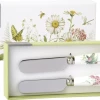 סט של שני סכיני חמאה "Wildflower And Butterfly"