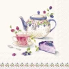 מגבות נייר "Berry Teatime", קרם, 33x33
